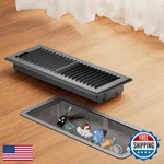 Hg Power 4X12" Heavy Duty Metal Floor Vent Cover, Screen Net, Rust Proof. Fixed Price $79.06.