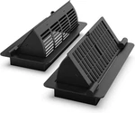 2-IN-1 Vent Deflectors & Floor Covers, Adjustable Register 4X10, Air. Fixed Price $16.00.