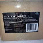 Backdraft Damper, 6" Antidraft Ducting Insert For Range Hoods And Bathroom Fans. Fixed Price $14.98.
