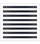 16X16 Modern Ac Vent Cover - Decorative White Air Standard Linear Slot.... Fixed Price $133.99.