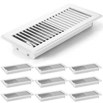 Fumete 12 Pcs 4 X 10 Floor Vent Covers Heavy Duty Register Metal Heat. Fixed Price $106.19.