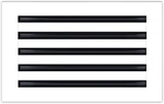 16X10 Modern Ac Vent Cover Decorative White Air Linear Slot Diffuser. Fixed Price $43.79.