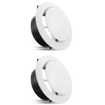 6 Inch Soffit Vent Adjustable Air Cover Round Ceiling Abs White. Fixed Price $24.99.