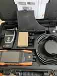 Testo Longlife Flue Gas Analyzer Kit 0564 3004 W/ Case & Accessories. Fixed Price $850.00.