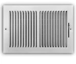 Everbilt 12 In. X 8 2-WAY Steel Wall/ceiling Register White. Fixed Price $20.00.