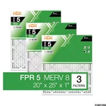 Pleated Air Filters Merv 8 Hvac Vent Furnace 20X25X1 Replacement 3 Pack. Fixed Price $16.99.