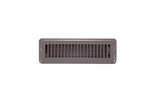 Brown Steel Floor Register Vent Diffuser W/ Damper, Fits 2-1/4"X10" Duct Opening. Fixed Price $18.99.