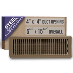 Fits 4X14 14X4 Duct Opening Floor Register With Louvered Design By Handua. Fixed Price $8.38.