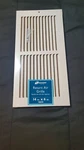 Return Air Grille By Accord- 14" 6" White Metal- New In Plastic. Fixed Price $12.00.
