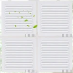 4 Pcs 12 X Inch Aluminum Gable Vents Attic Metal Wall Shed Ven.... Fixed Price $55.14.