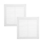 8" X Inch (opening Dimensions) - Pack 2 Plastic White Soffit Vent Cov.... Fixed Price $21.73.