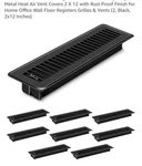 6 Pcs X 12" Floor Register Vent Covers Metal Heavy Duty Walkable Air.... Fixed Price $34.00.