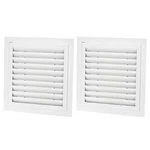 2PCS 16"X16" Aluminum Alloy Return Air Vent Cover Hvac Grille With Filter White. Fixed Price $63.73.