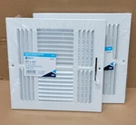 2 Ez-flo 10 X Inch (duct Opening) Air Vent Cover Wall Or Ceiling White, 61619. Fixed Price $18.99.