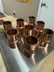Elkhart (epc) Copper Reducing Coupling X 1-1/2" (c Cts Sweat Fitting. Fixed Price $204.00.