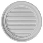 Ekena Millwork Gable Louver Vent 18" Round Functional Unfihished Urethane. Fixed Price $56.99.