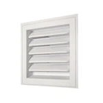 12 In. X Plastic Wall Louver Static Vent White. Fixed Price $11.99.
