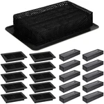 Therwen 20 Pcs Floor Vents Register With Mesh Cover 4 X 8" Set Heavy Duty .... Fixed Price $81.61.