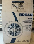 Broan-nutone 512M Through-the-wall Ventilation Fan 6-INCH 70 Cfm 6.0 Sones White. Fixed Price $47.50.