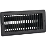 5-HOME Impressions In. X Matte Black Steel Floor Register 1FL0410MB-NH. Fixed Price $63.89.
