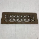 Reggio Registers 616 Scroll Series Cast Iron Floor Grille 4" X 14 Vtg 1981. Fixed Price $30.39.