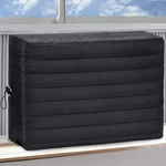 Indoor Cover Winter Insulation 28X20X3.5" Window Unit Waterproof Black. Fixed Price $32.52.