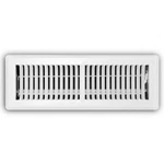 Everbilt 4 In. X 12 White Floor Diffuser - Way Deflection. Fixed Price $15.99.