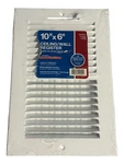 Truaire Ceiling Or Wall Register 10" X 6" Smoothglide (H102M) 2-WAY White. Fixed Price $9.89.