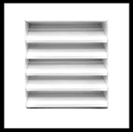 Hvac Premium 12"W 12"H Aluminum Exterior Gable Louver Vent For Walls & Crawl... Fixed Price $39.87.