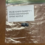 Stero 0B-101870 Spray Nozzle .063" Cpvc Fan Type. Fixed Price $34.00.