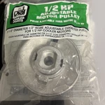 Dial Adjustable Pulley For Hp Motor 3-1/2" Diameter Bore, Pn: 6144 New. Fixed Price $12.95.