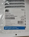 Reliabilt Steel White Ceiling & Wall Register 14 X4 W/DAMPER-2 Way Air Flow. Fixed Price $17.87.