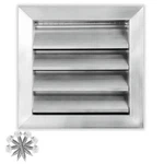12"W 12"H Aluminum Exterior Vent For Walls & Crawlspace - Rain Waterproof.... Fixed Price $93.66.