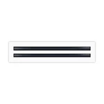 Buildmart - 18 Linear Slot Diffuser 2 Double White Decorative A.... Fixed Price $105.78.