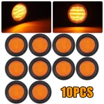 10X Round 2.5" Amber Led Side Marker Clearance Lights Waterproof Trailer Truck. Fixed Price $39.96.