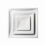 Accord 95208 2-CONE Fixed Pattern T-bar Diffuser With Collar, In Dia, Steel. Fixed Price $50.00.