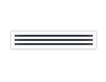 30X6 Modern Ac Vent Cover - Decorative White Air Standard Linear Slot Dif. Fixed Price $99.99.