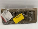 Reliabilt 4X12 Steel Floor Register Brown Paintable Hvac Vent Cover. Fixed Price $10.00.