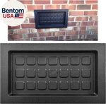 Crawl Space Recessed Foundation Vent Cover - Fits 8" H X 16" Openings Durabl. Fixed Price $49.01.