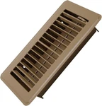 Howeall 4" X 8" Floor Register - Heavy Duty Steel Walkable Vents Easy Ad. Fixed Price $16.40.