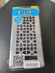 Decor Grates Floor Register X ECH410-NKL Eclipse Steel Plated Nickel. Fixed Price $23.98.