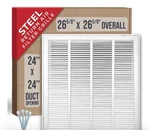 Handua 24X24 Steel Return Air Filter Grille Removable Door White Hvac Vent Cover. Fixed Price $44.99.