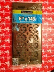 SPH614-RB Scroll Steel Plated Rubbed Bronze Finish Floor Register, 6"X14" New. Fixed Price $12.00.