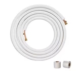 Vevor 1/4"X3/8"X16FT Copper Ductless Mini Split Line Connection Set Insulated. Fixed Price $37.20.