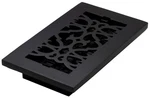 AC408-BLK Victorian Floor Register, X 8, Cast Iron Black. Fixed Price $49.21.