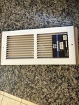 Altus Baseboard Grille White 14" X 6" New 639-8185. Fixed Price $9.95.