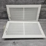 Hart & Cooley Register Lot (2) White Ceiling Or Sidewall Metal #10823 12"X6". Fixed Price $25.19.