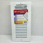 Truaire Ceiling/wall Register White 10" X 4" C102M #20178. Fixed Price $14.75.