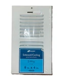 Accord #69438 Sidewall / Ceiling 2-WAY 8" X 4" White Steel Register Vent Nip. Fixed Price $8.00.