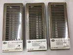 3 Ez-flo 61604 Steel Floor Air Diffuser Louvered Design Brown 12"X4" New. Fixed Price $53.10.